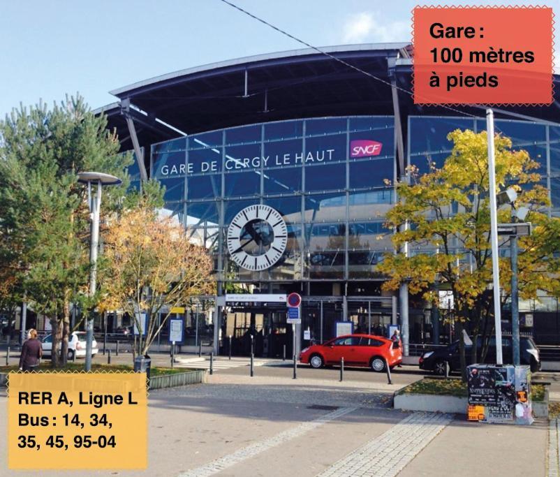 Studio 30M2 - Au Pied De La Gare - Parking Cergy Εξωτερικό φωτογραφία